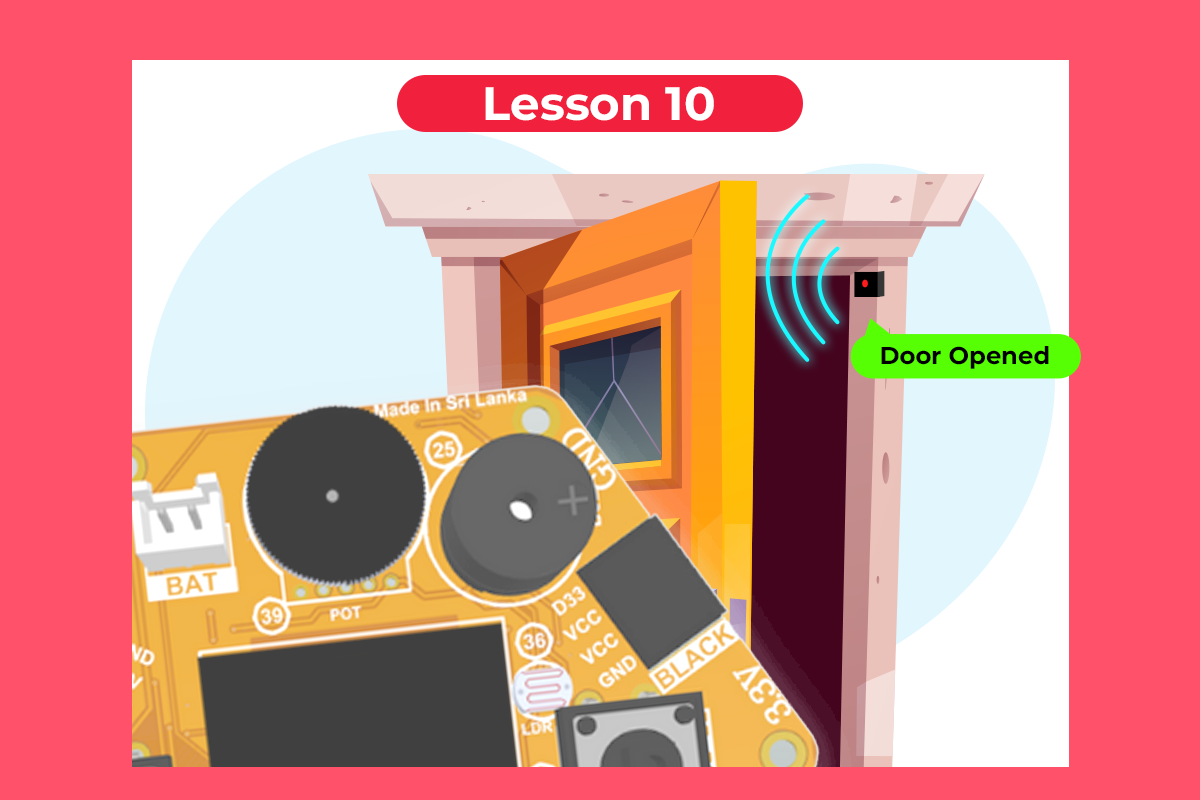 Micropython Lesson 10: Door Sensor