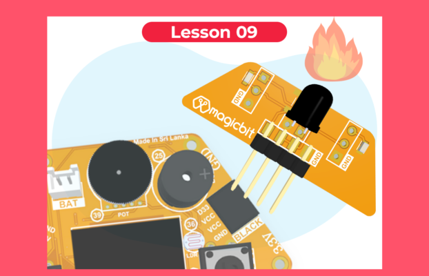 Micropython Lesson 9: Flame Sensor