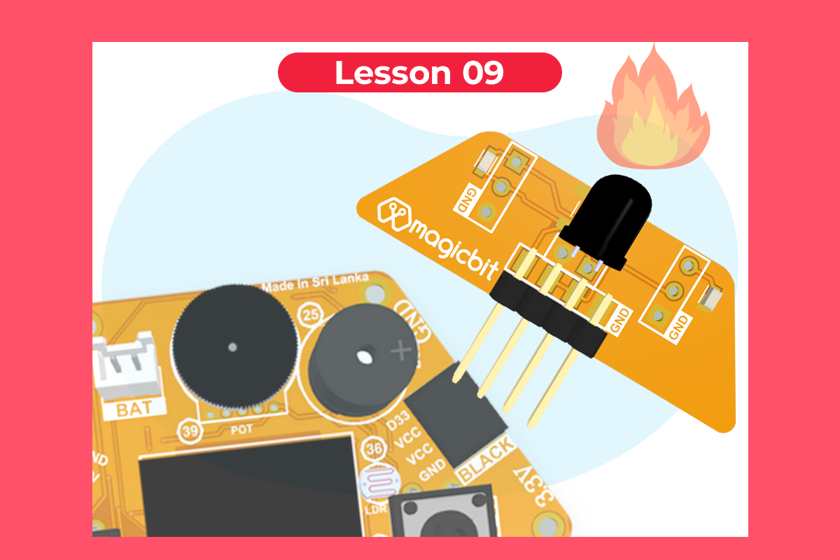 Micropython Lesson 9: Flame Sensor