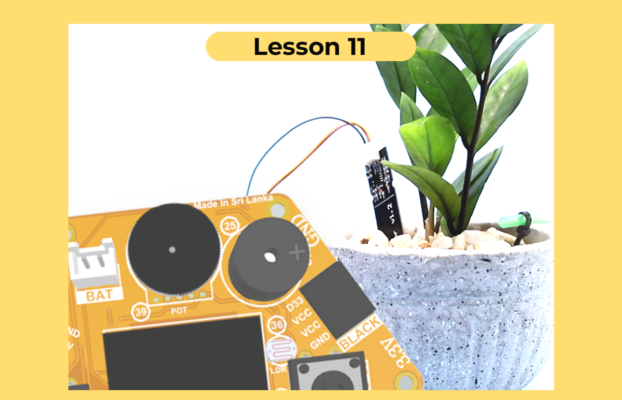 Magicblocks Lesson 11: Soil Moisture Sensor