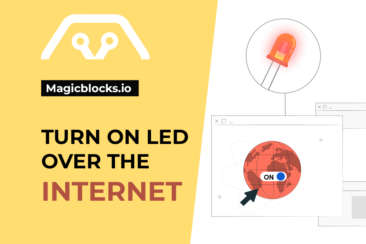 Control LED through internet