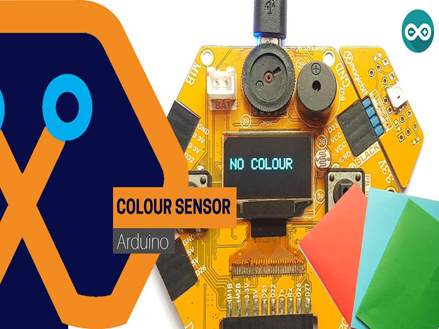 Simple DIY Color Sensor From Magicbit