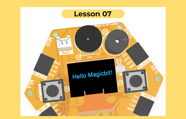 Magicblocks Lesson 07: Display Text on OLED Through Internet