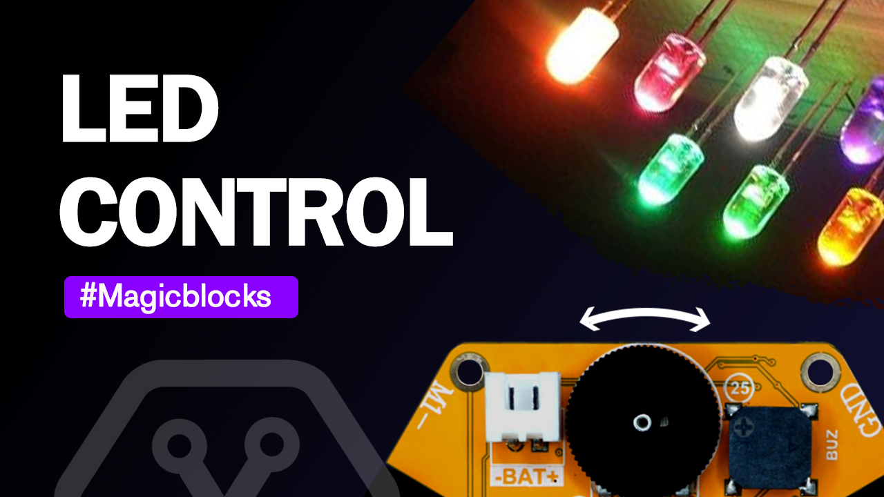 LED control using pot